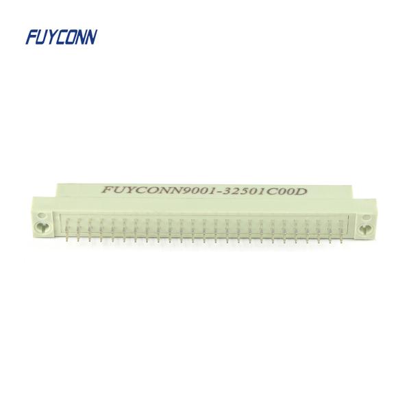 Straight 50 Pin Connector Female , Eurocard Vertical DIN41612 Connector