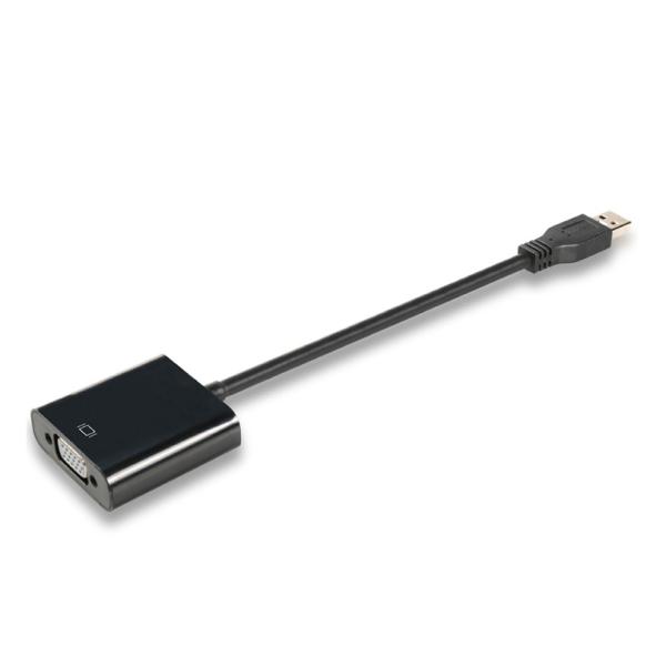 Aluminum Alloy USB 3.0 To VGA Adapter Cable Converter 1080P For PC Laptop