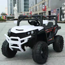 Один кнопка запустить электрический ребенок ездить на игрушечный автомобиль для детей 4 колеса электрический игрушечный автомобиль