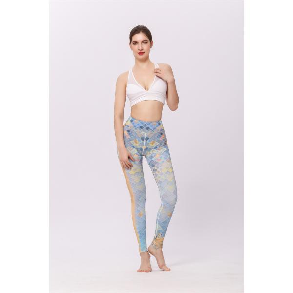 Ladies Patterned Yoga Pants Breathable Quick Drying Women's Slim Fit Sweatpants