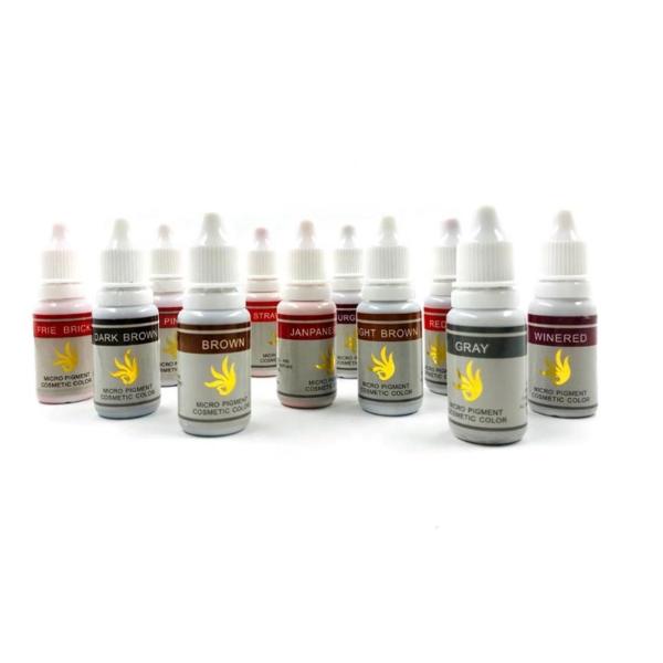 чернила татуировки брови макияжа жидкостного естественного пигмента татуировки 12ml постоянные