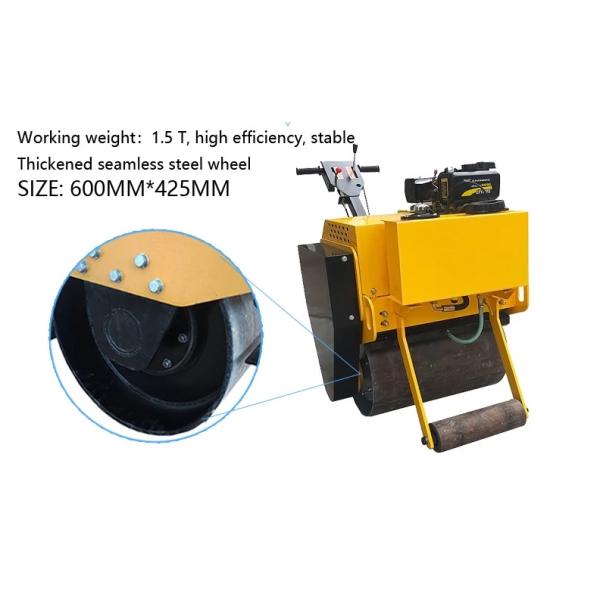 Прогулка мини руки ручная за роликом дороги с двигателем дизеля ХОНДА 5.5ХП