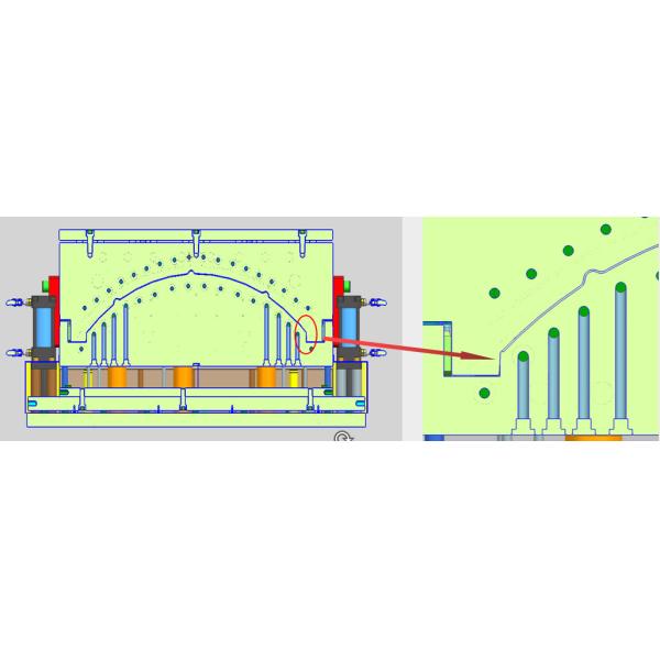 Metal SMC Compression Molding Fan Cover Mold 100K-500K Shots