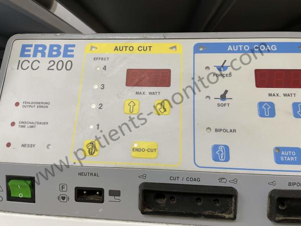 Used ERBE ICC 200 Electrosurgical Machine Hospital Medical Monitoring Devices 115V