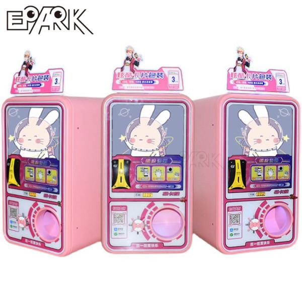 Amusement Coin Operated Mini Twisting Card Machine Vending Machine