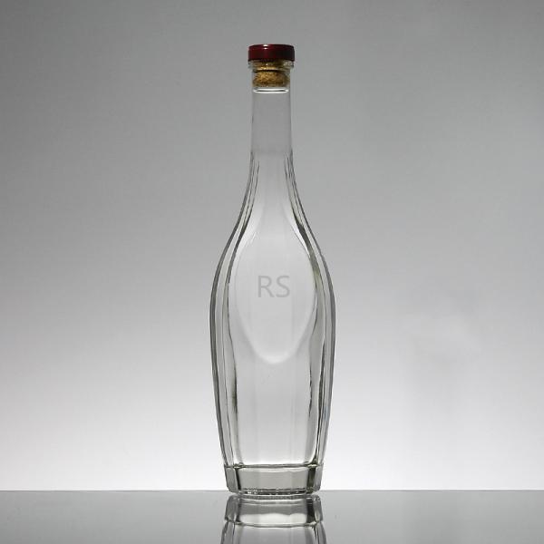 375ml Cork Top Caps Plush Red Wine Glass Bottles Made Of Super Flint Glass For Benefit