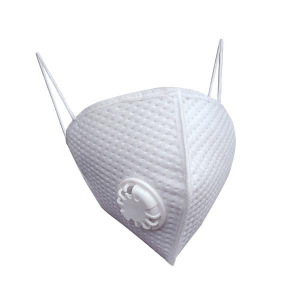 KN95 Mouth Respirator Valved Dust Mask CE / FDA Safety Protection Face