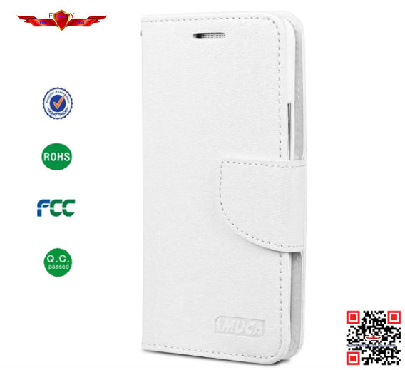 Wholesale 100% Quality Guaranteed PU Flip Wallet Leather Cover Cases For HTC ONE M7
