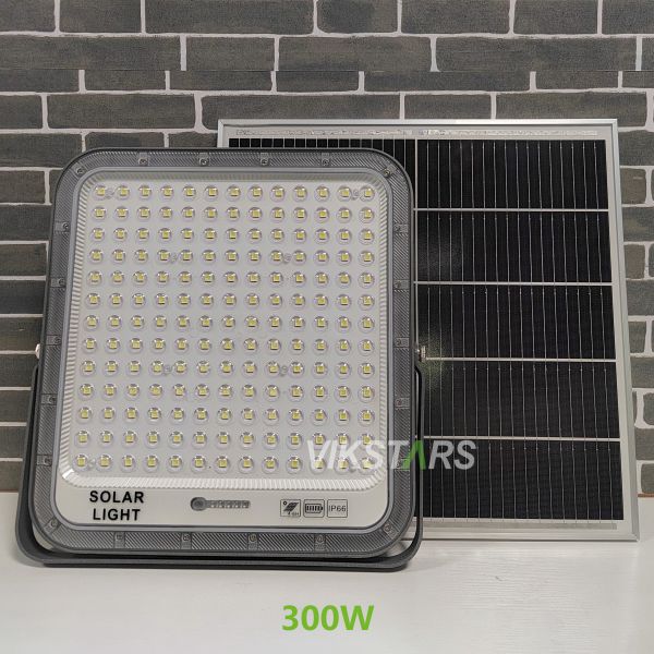 Battery Replaceblae 60w 100w 200W 300w Solar Flood Lights With PC Lens