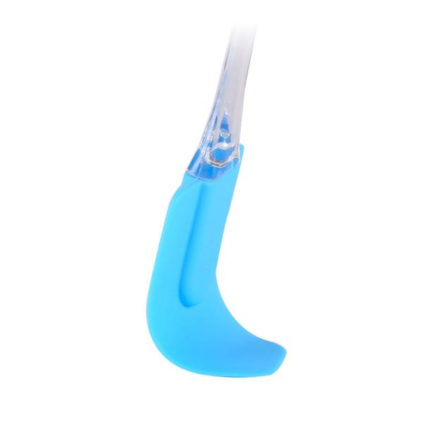Nontoxic Detachable Silicone Pastry Scraper With Transparent Plastic Handle