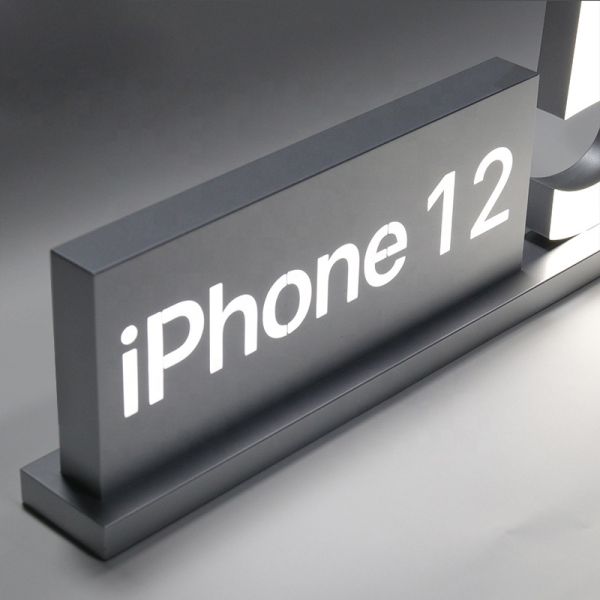 Custom Front-Lit LED Channel Letters 3D Acrylic Sign for Electronics & Mobile Retail
