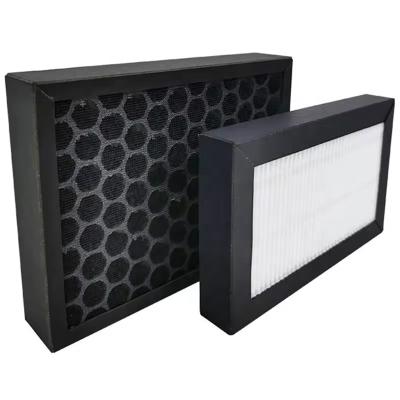 Wholesale Custom Deodorizing Formaldehyde Absorb Odour Smoke Charcoal Cloth Panel High Efficiency Activated Carbon Filter