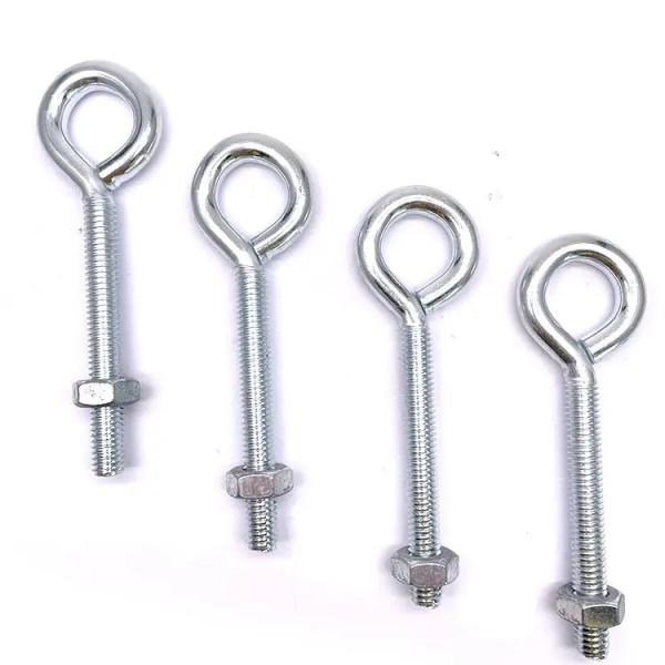 Marine Grade Super Duplex Eye Bolts Full Thread Lifting Ring Nuts M10 2205 2507 Hardware