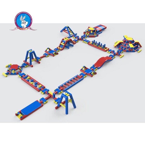 Shanghai Tonghuan Water Park Design Build Beach Inflatable Floating Water Park for Lakes River and Sea