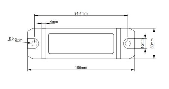 RFID UHF+HF dual frequency on metal tag OMT10530 , UHF RFID ON Metal tag , RFID dual frequency TAG