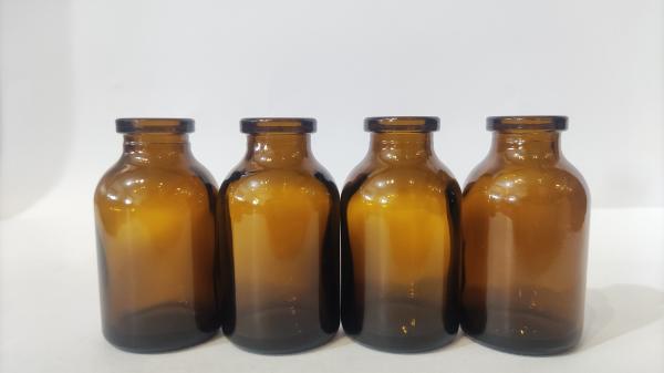 Frasco de vidro moldado de 20 ml com estampagem a quente Frasco de reagente de vidro borosilicato