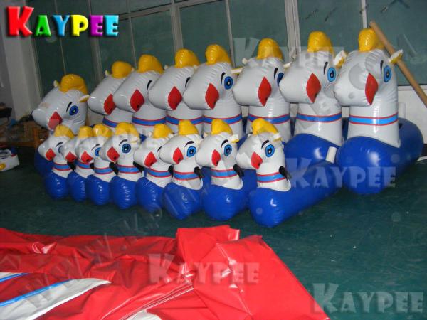 Inflatable air seal pony horse for adult and children size