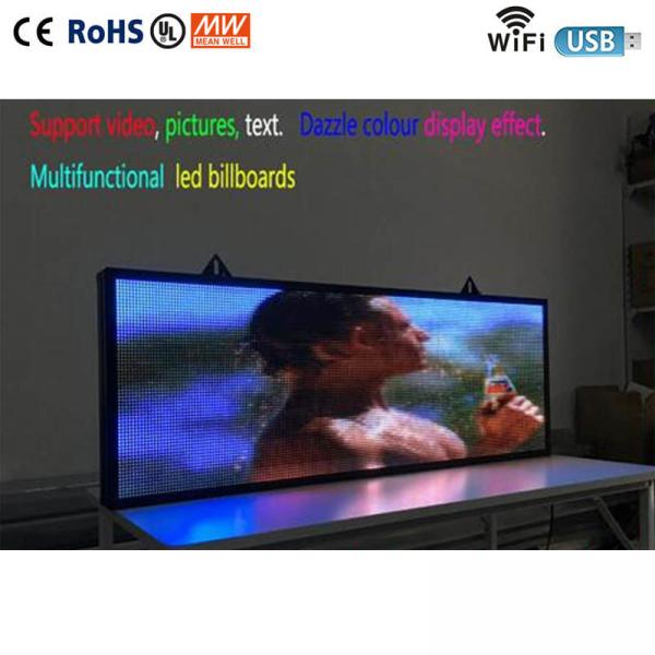 Беспроводные знаки дисплея окна СИД сообщения такси USB P5 вполне красят RGB Programmable