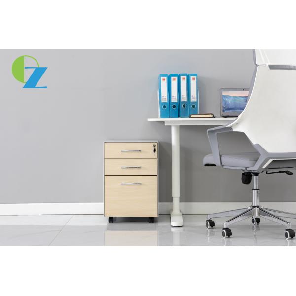 Движимость шкафа ящика постамента 3 панели офисной мебели деревянная с замком