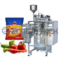 Bolsa de película de rollo pasta líquida emulsión bebida jugo salsa leche miel salsa de chile aceite de oliva máquina de embalaje