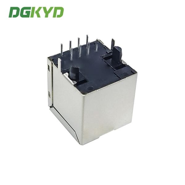 180 module de connecteur RJ45 magnétique bas de l'entrée 10/100 verticaux de degré protégé
