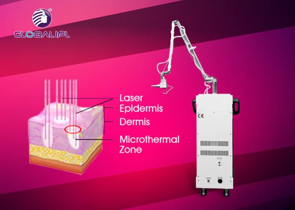 Acne And Acne Scar Removal CO2 Fractional Laser Machine With Air Cooling System