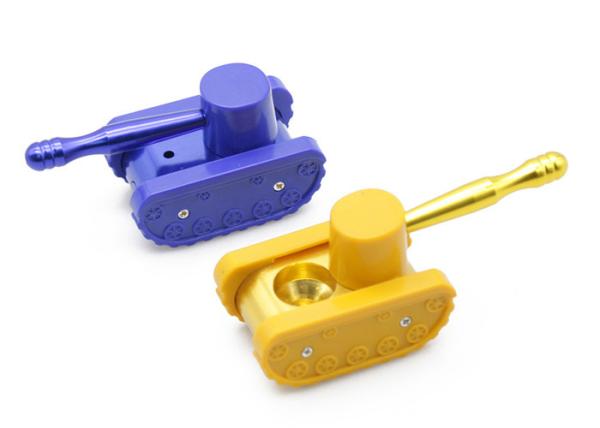 Tank Shape Mini Metal Smoking Pipe Fashion Magic Cigarette Smoking Stealth Pipe