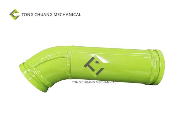 Cotovelo dobro 125*R275-45°+310mm da parede do encanamento da bomba HRC65 concreta
