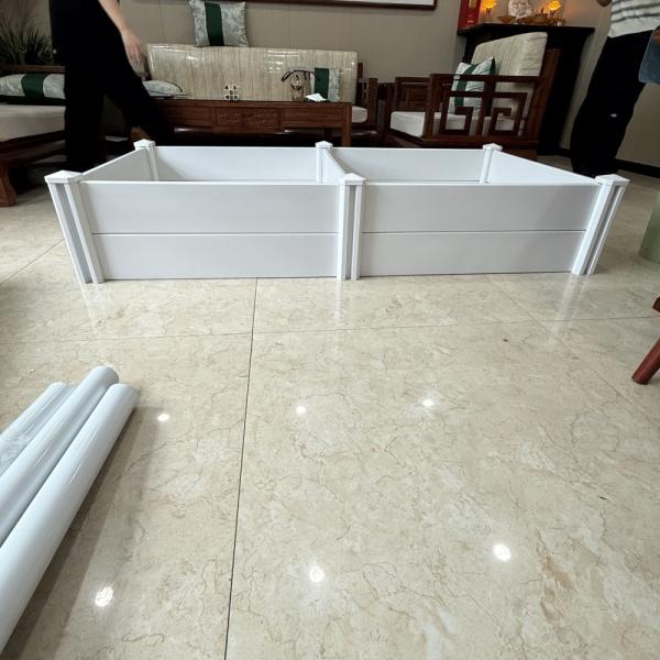 多用途PVC長方形のプランターボックス ホームガーデン1.22*1.22*0.3m