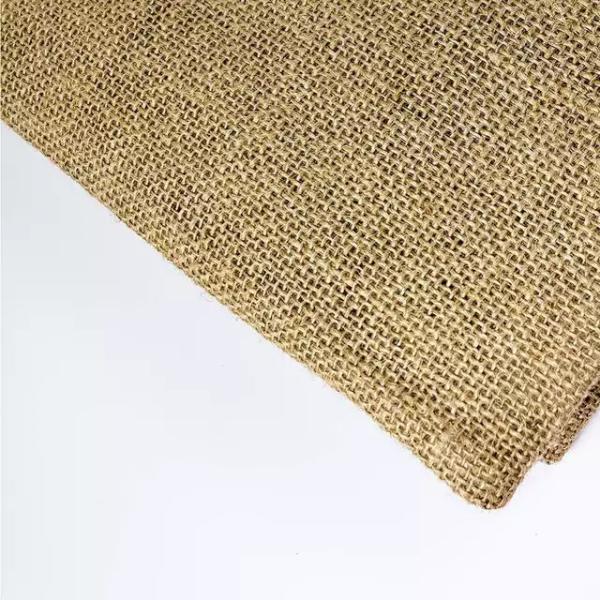 Pu Handles 100% Burlap Fabric  Jute Tote Bags BSCI Approved