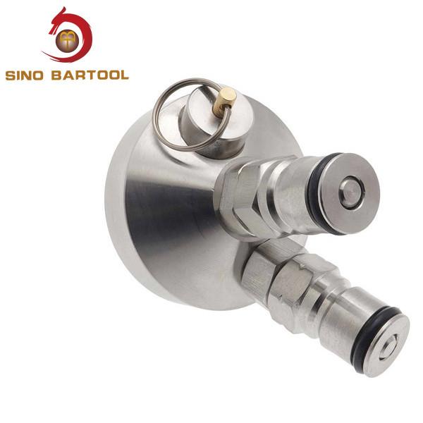 Distribuidor de aço inoxidável de Mini Keg Ball Lock Lid da válvula 30PSI segura