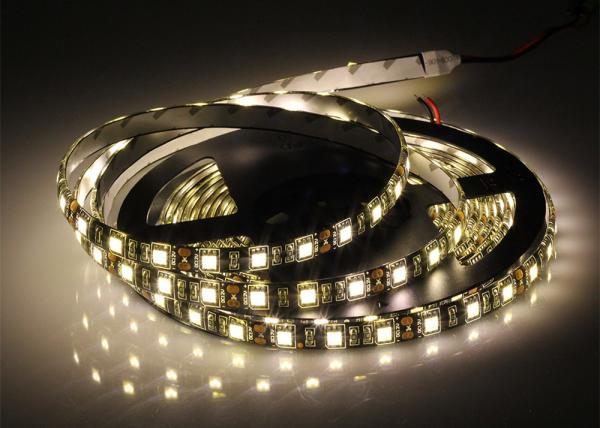 FPCB Black 12V DC SMD 5050 LED Strip 5m Flexible Hotel Lighting Long Life Span