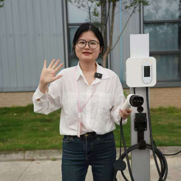 Station de recharge solaire pour véhicules électriques 11 kW 16A 480V 3 phases avec boîte DLB EM3