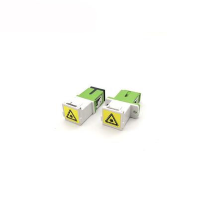 Shutter Single Mode optical fibre connectors Simplex Green SC APC Quick Connector