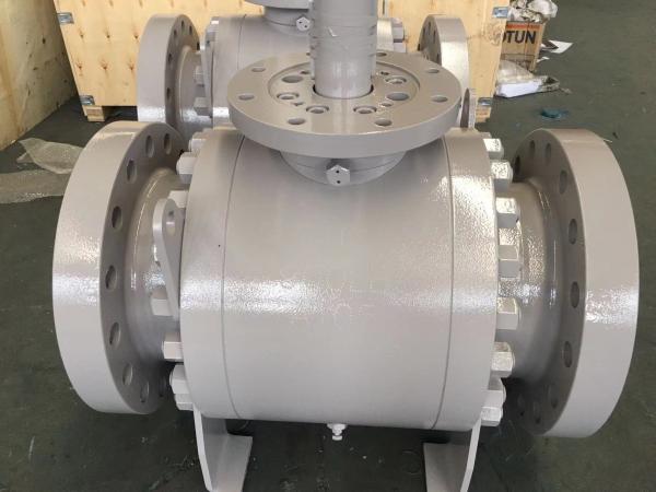 API 6D / 6A Standard FlangeConnection Hydraulic Ball Valve For Diverter 12 Class 300 Class 600 Class 900