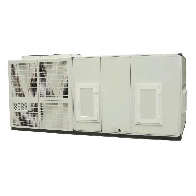 380V 7.5 Ton Rooftop Packaged Unit Galvanized Sheet Air Handler R22 Refrigerant
