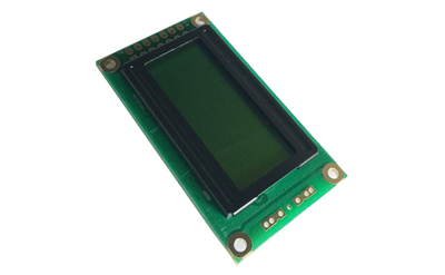 Monochrome Character LCD Display 8x2 I2c Module With 14 Pin Interface