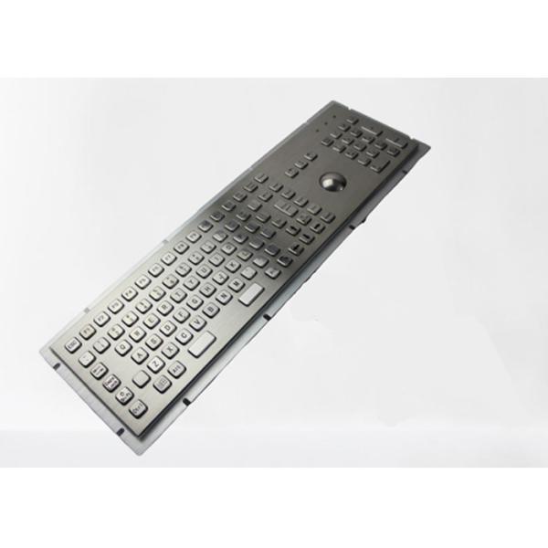 PS2 107 числовая клавиатура нержавеющей стали ключей IP65 с трекболом