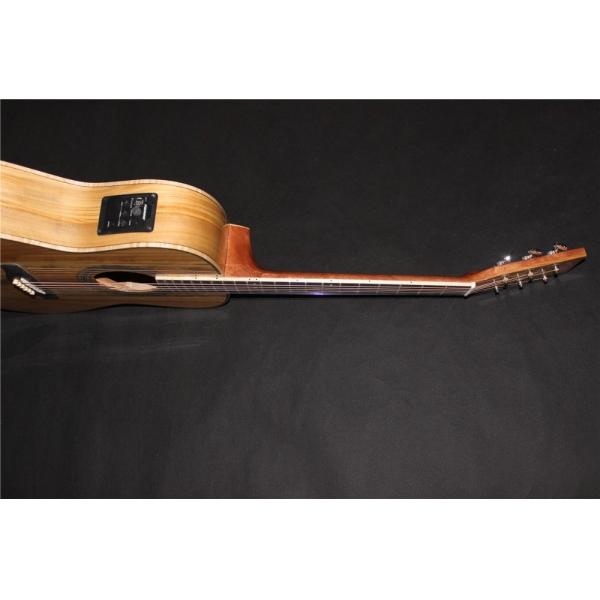 AAAA all Solid imported olive wood OM body custom guitar acoustic electric guitar