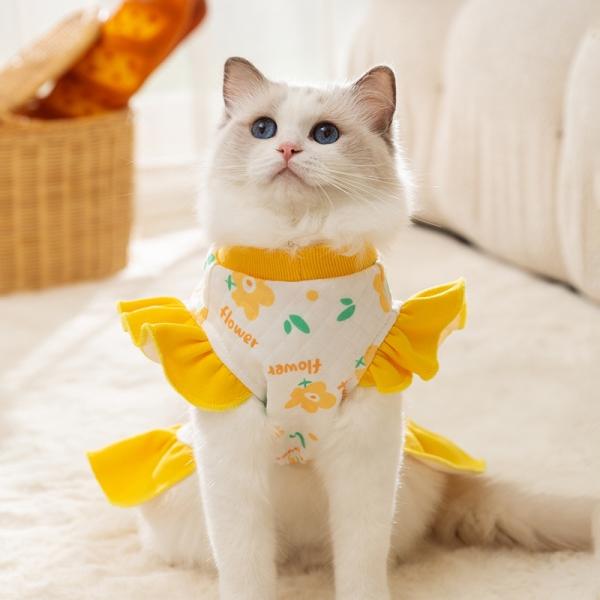 Glow In The Dark Pet Wear Clothing Button Free Design Summer Cat Clothes