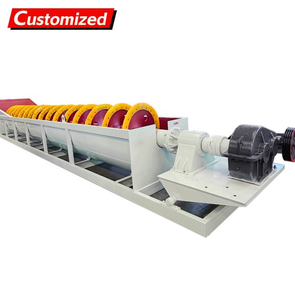 Fournisseur d'usine d'équipement de lavage et de tri d'agrégats en spirale, laveur de sable en spirale professionnel OEM, équipement de nettoyage de sable et de gravier