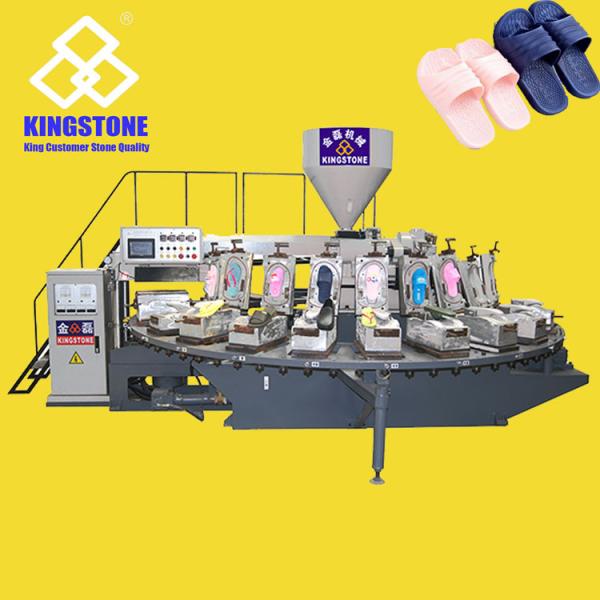 Rotary Shoe Injection Molding Machine For PVC Material 24 Station