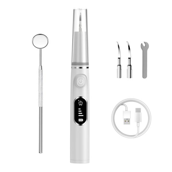 Lâmpada LED USB Profissional Construída em Limpador de Dentes Ultrasônico Limpador Dental Elétrico Portátil Limpador Elétrico Limpador de Dentes