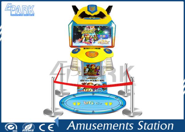Motion Sensing Kids Coin Operated Game Machine Kinect Adventures