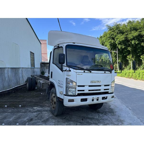 Caminhões usados de gama média Isuzu 4X2 Drive Diesel Caminhão comercial de segunda mão