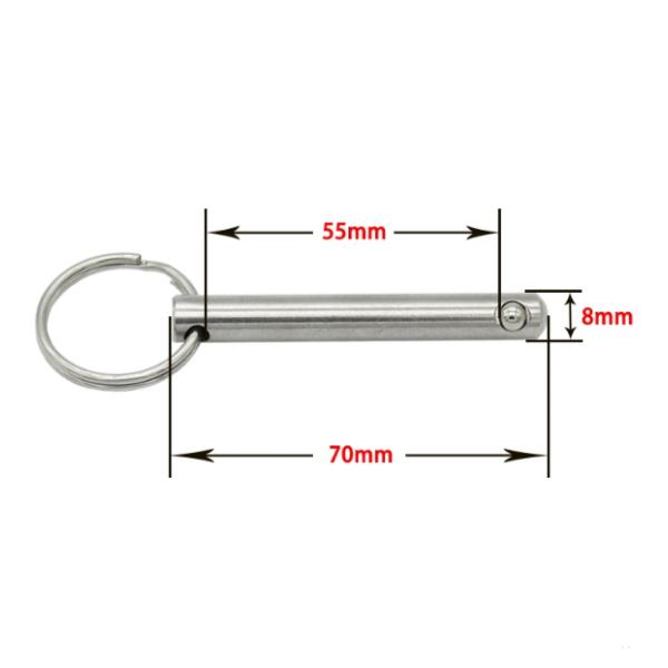 Stainless Steel Quick Release Ball Pin with Durable Spring Pin Design and Corrosion-Resistant Carbon Steel Material