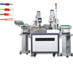Poderosa máquina de inserción de tubos de terminales de alambre pre-aislados