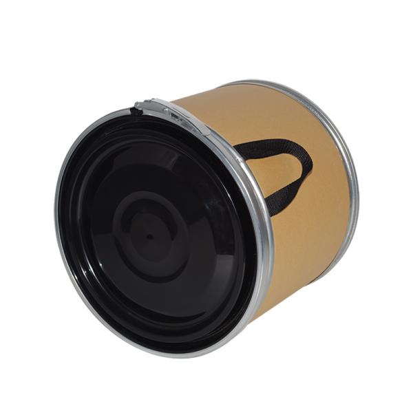 Leak-Proof 20L Fiber Drum | Black Lid + Plywood Base | Cost-Effective Shipping From Shanghai, China