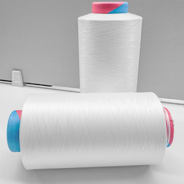 Hot Sale Soft Raw White Black Polyester Yarn for Knitting , China Supplier 200D/96F DTY 100% Polyester Yarn/