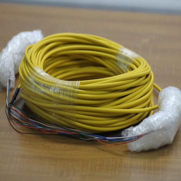 8 Cores Pre Terminated Fiber Optic Cable SC OS2 Singlemode Breakout Pre Connected